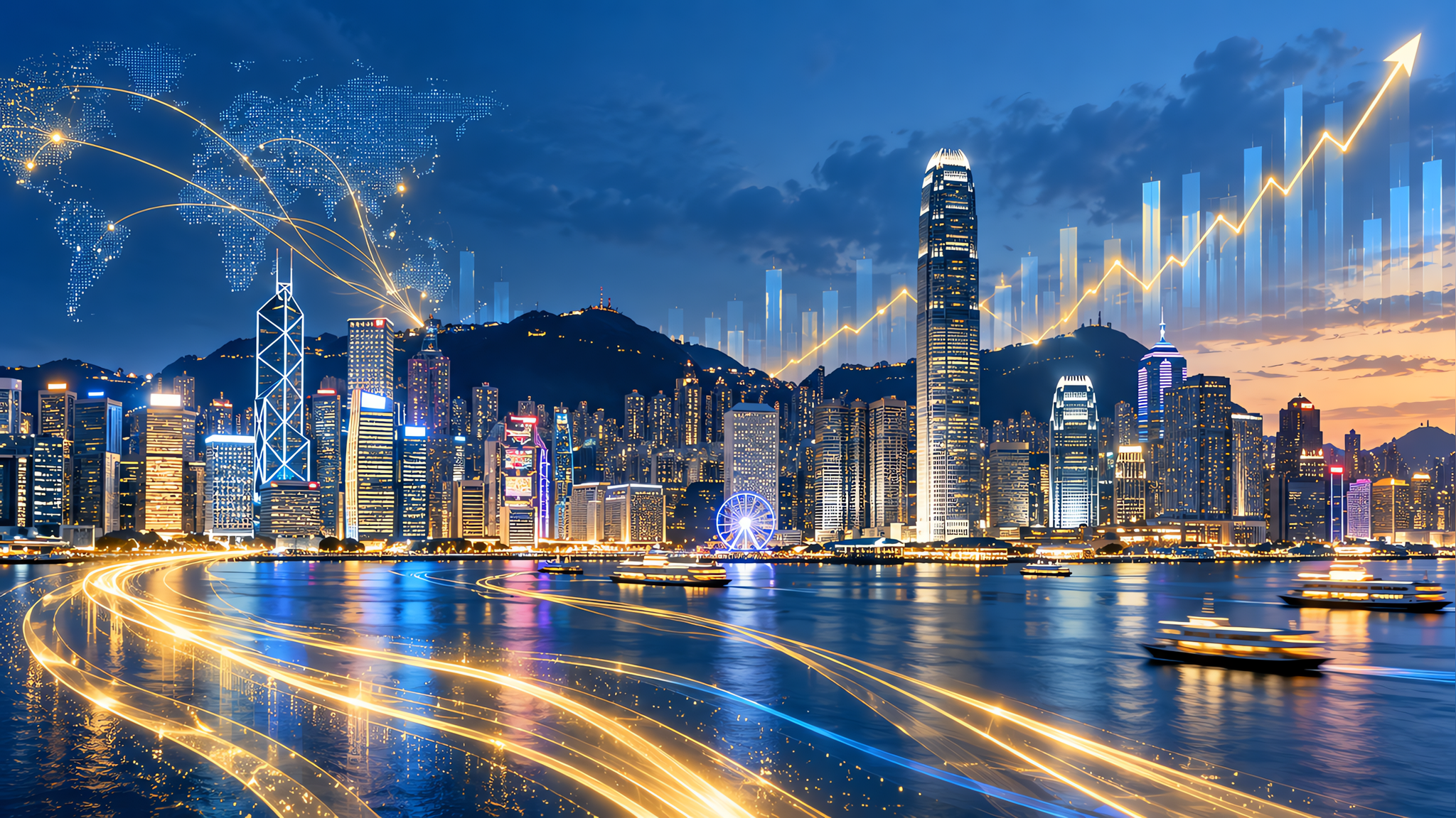 Hong Kong : un T3 record à 47,5 milliards de dollars porté par l'IA